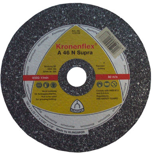 Řezný kotouč na hliník A 46 N Supra 180 x 3,0 x 22 Klingspor 