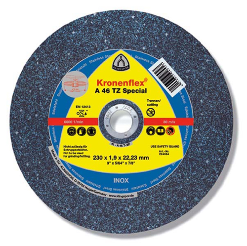 Řezný kotouč na inox A 46 TZ Special 125 x 1,6 x 22 Klingspor 