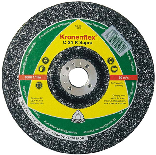 Brusný kotouč na kámen a beton C 24 R Supra 180 x 6 x 22,23 Klingspor 