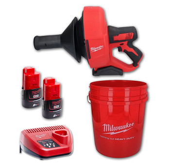 Aku čistič potrubí Milwaukee M12 BDC8-202C