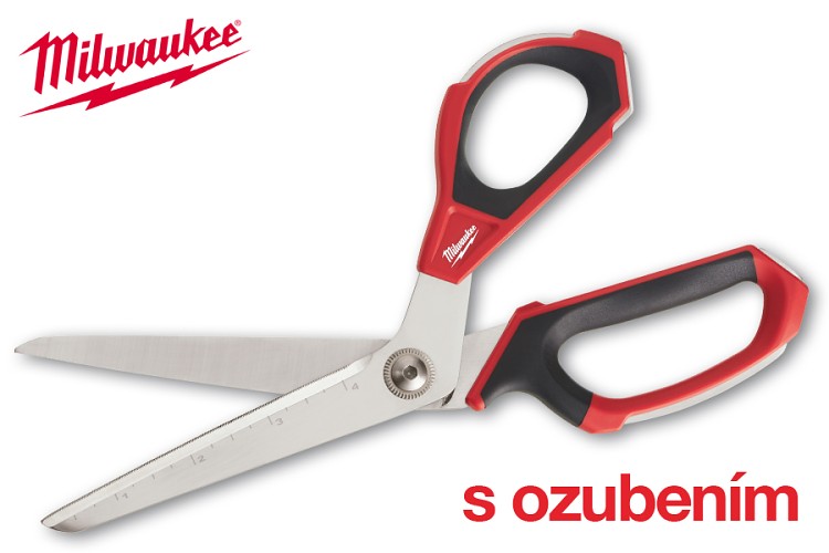 Technické nůžky Milwaukee vyhnuté