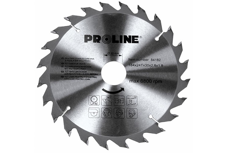 Řezný kotouč TCT na dřevo 184 mm/36 zubů