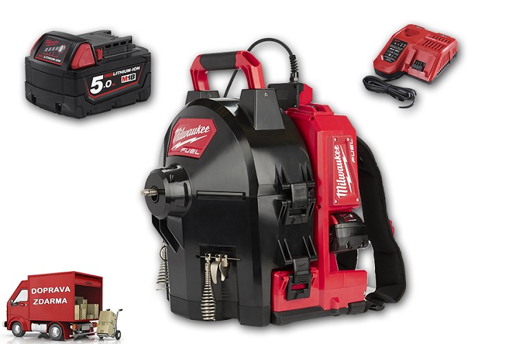 Aku čistič potrubí Milwaukee M18 FFSDC16-502 FUEL