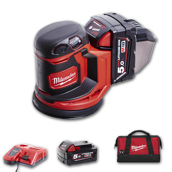 Aku excentrická bruska Milwaukee M18 BOS125-502B