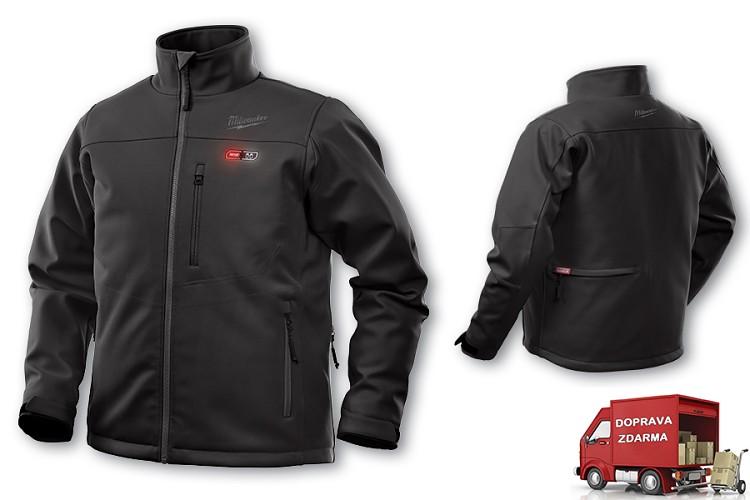 Aku vyhřívaná bunda Milwaukee Premium M12 HJ BL4-0 (M) černá 