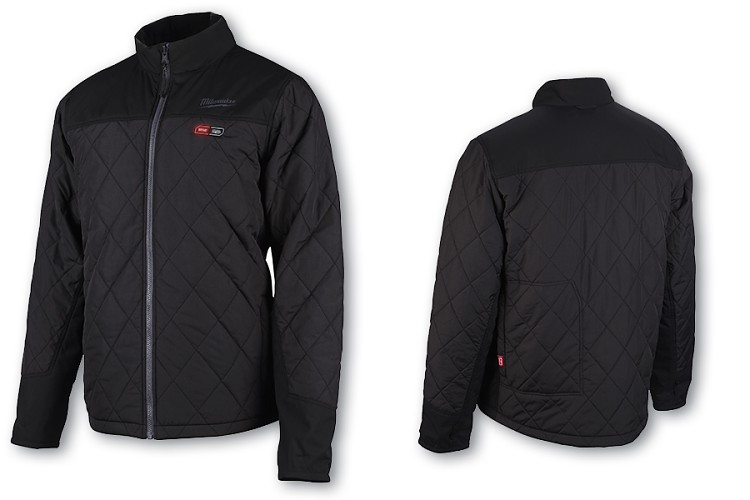 Aku vyhřívaná prošívaná bunda Milwaukee M12 HJP-0 (XL) černá