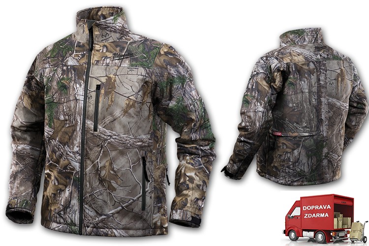 Aku vyhřívaná bunda Milwaukee Premium M12 HJ CAMO4-0 (XL) maskovací