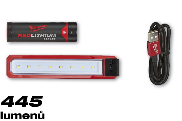 Aku kompaktní svítilna LED Milwaukee L4 FL-201