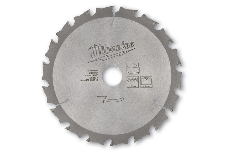 Pilový kotouč Milwaukee 140 x 20 mm / 18 zubů