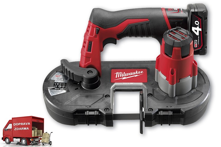 Aku pásová pila na kov Milwaukee M12 BS-402C