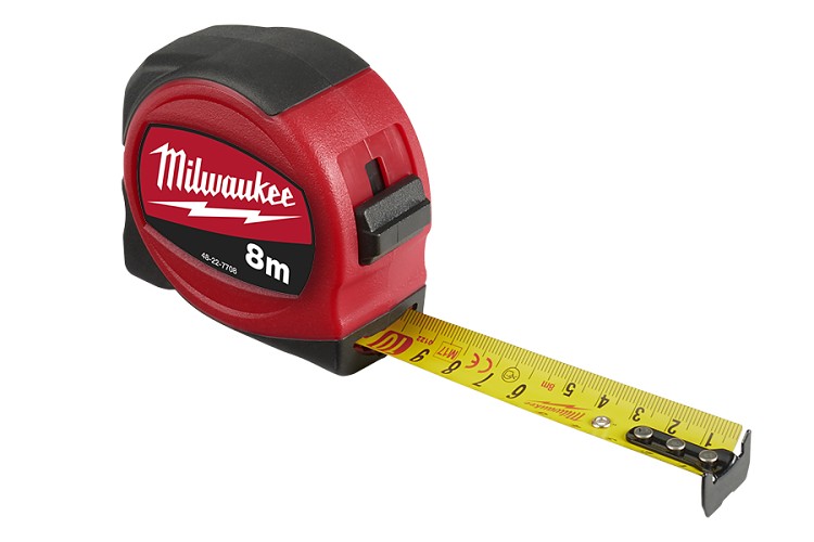 Svinovací metr Slimline 8m/25mm Milwaukee